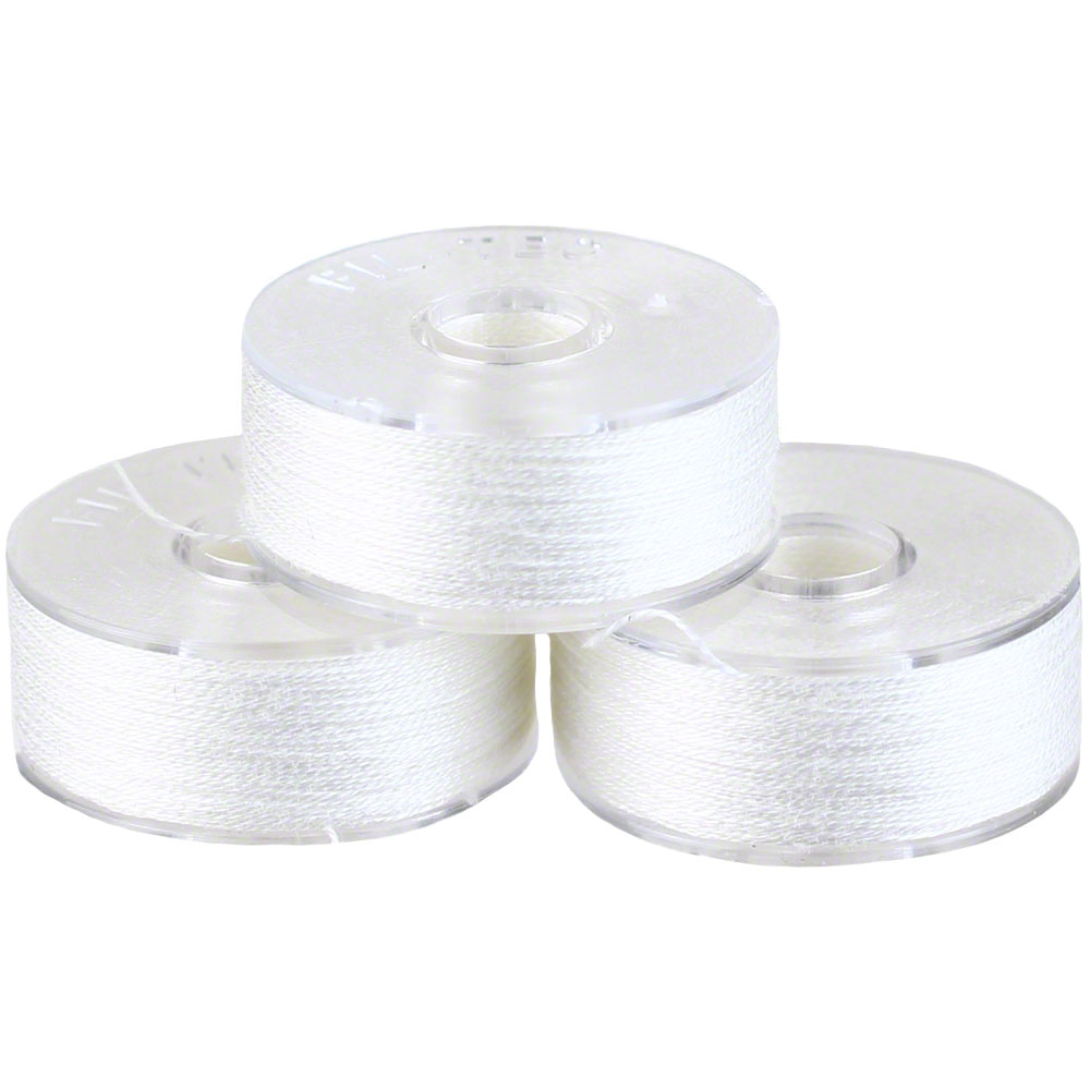 Prewound Bobbins, Style L, White - 144pk image # 40270