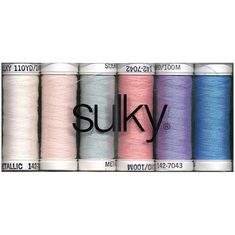 Sulky, Original Metallic 40wt Thread Set (110yds) image # 60582