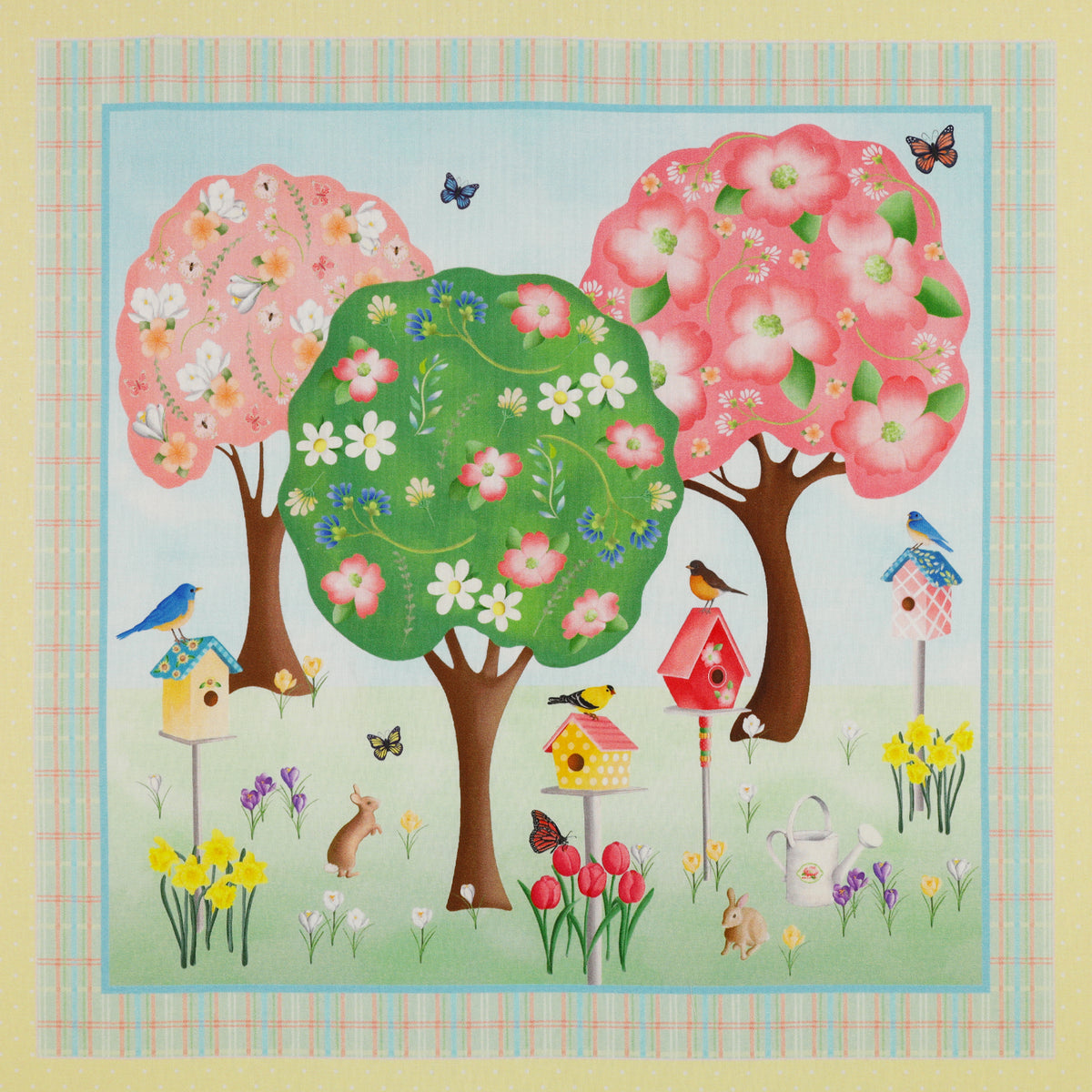 Spring Fabric Panel Patterns Enchanted Spring Fabric Collection - Enchanted Spring Panel