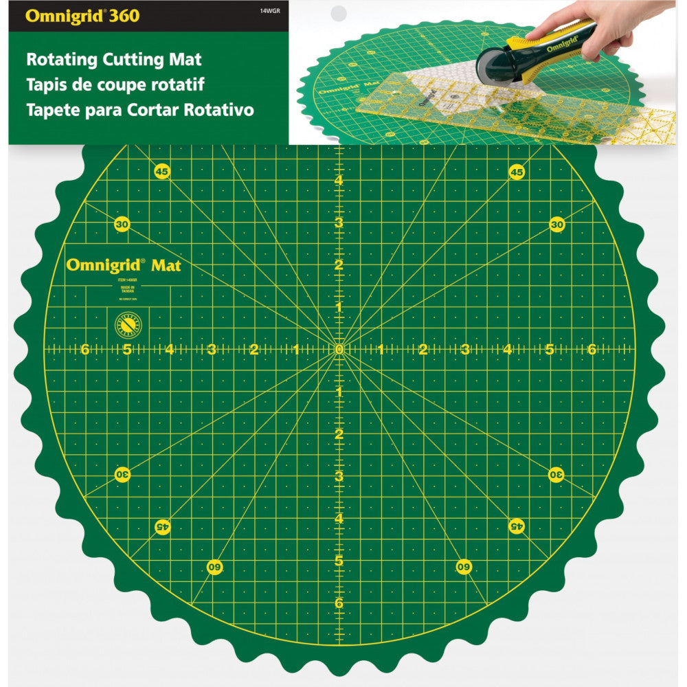 Omnigrid 14" 360 Rotating Cutting Mat image # 53774