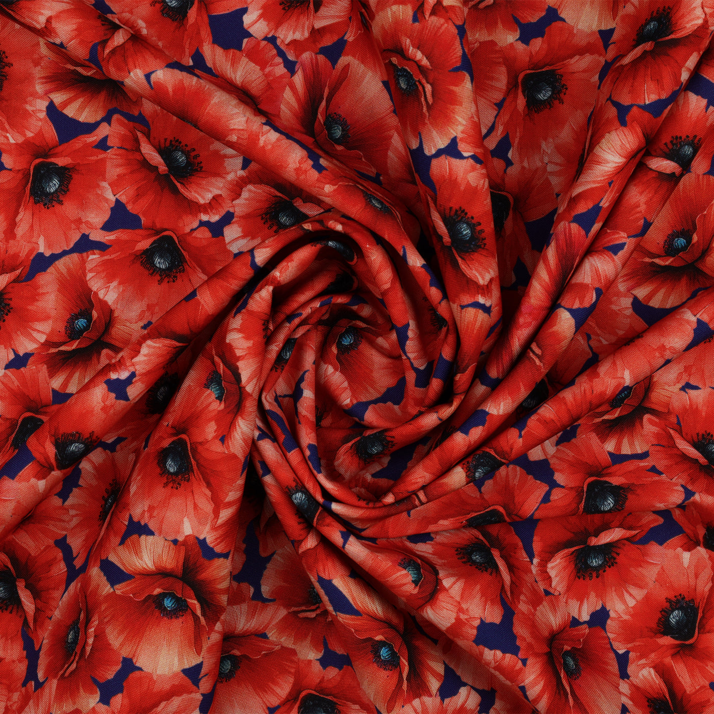 Red, White & Sweet Fabric Collection - Poppy Celebration Red