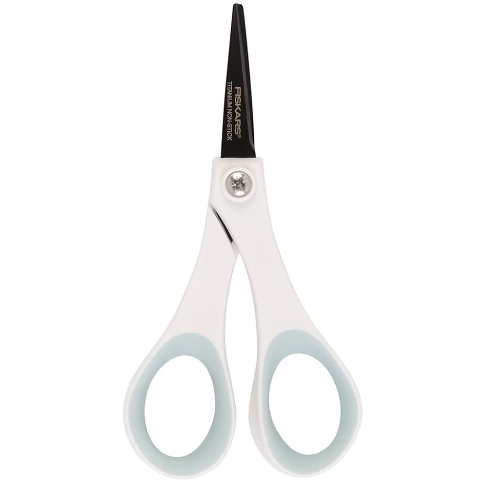 Fiskars 5" Non-stick Softgrip Detail Scissors image # 90860