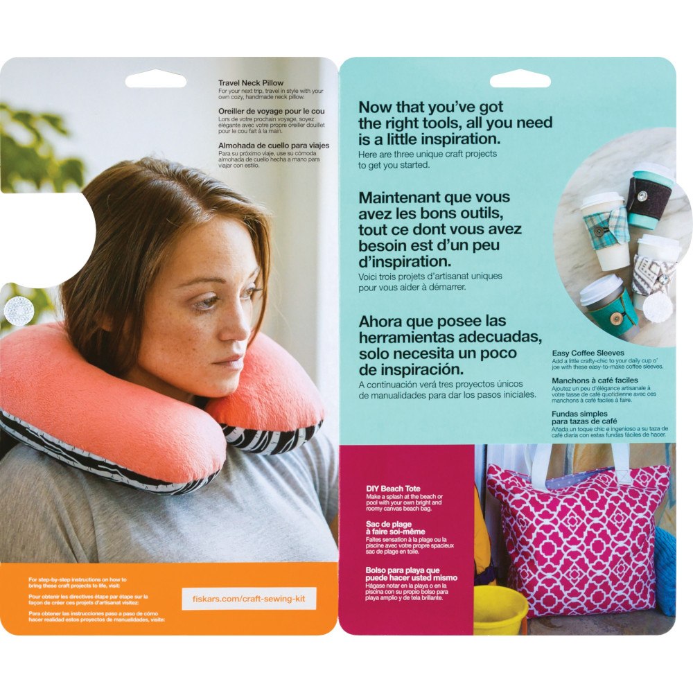 Fiskars Craft Sewing Starter Set - Pink image # 53275