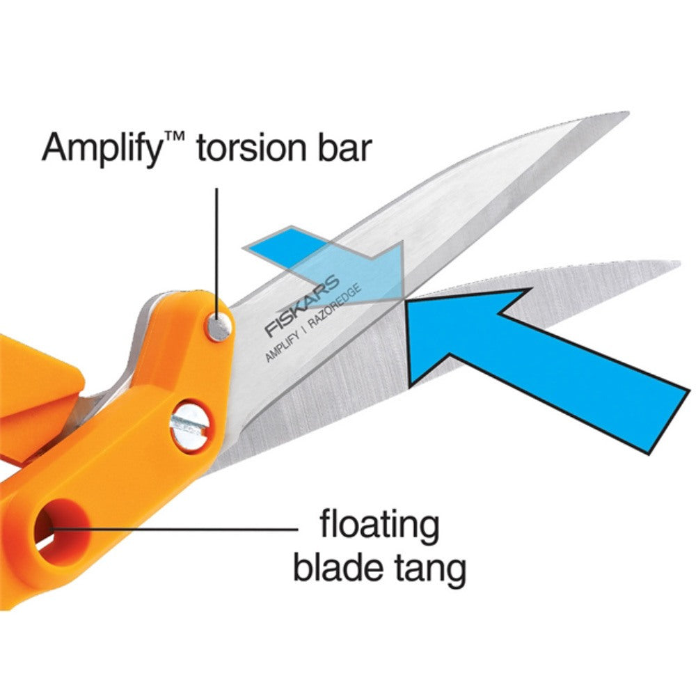 Fiskars Amplify Razor Edge Shears 8" image # 102401
