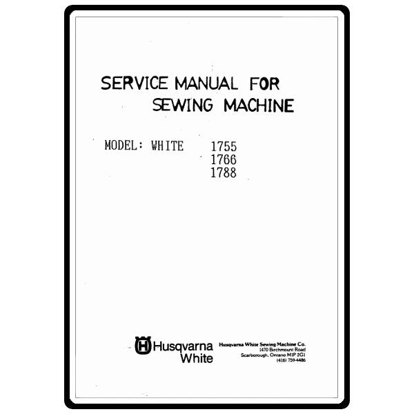 Service Manual, White 1766 image # 4404