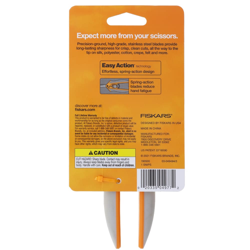 Fiskars 6" Micro-Tip Easy Action Shears image # 93473