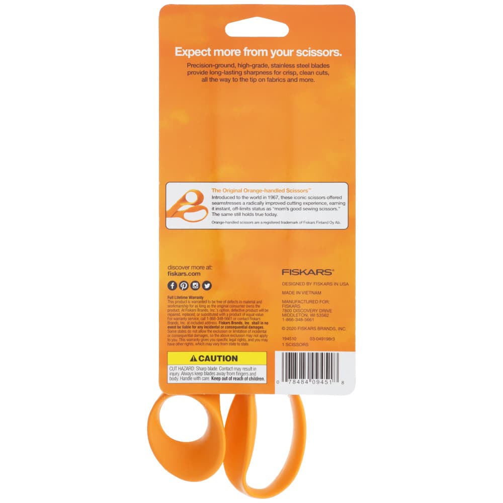 Fiskars Original 8" All-Purpose Shears image # 93219