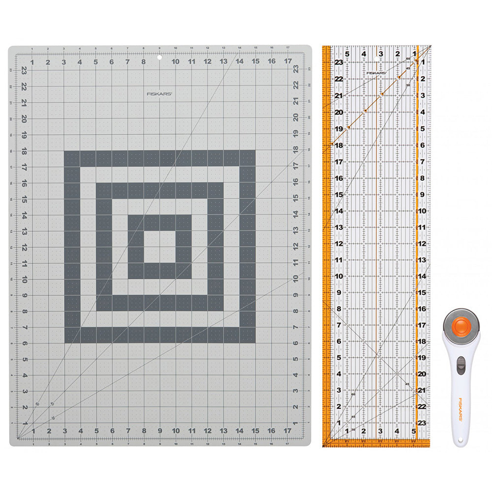 Fiskars Table Cutter Fiskars Three-Piece Rotary Cutting Set