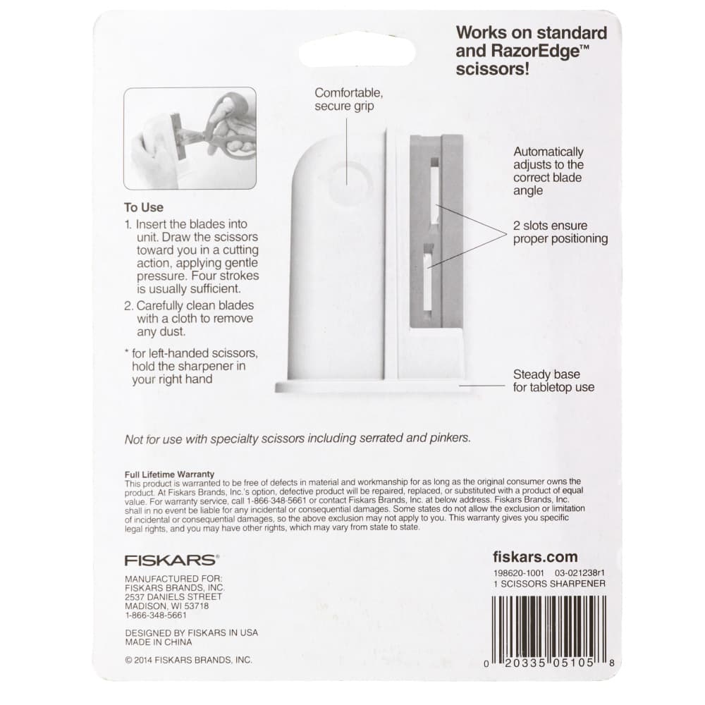 Fiskars Universal Scissors Sharpener image # 93341