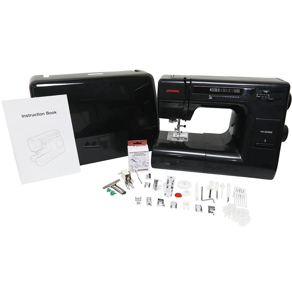 Janome HD3000 Black Edition Heavy Duty Sewing Machine image # 86887