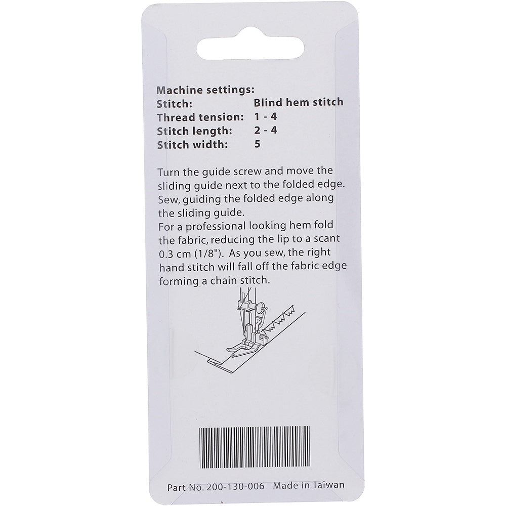 Adjustable Blind Hem Foot G, Janome #200130006 image # 78372