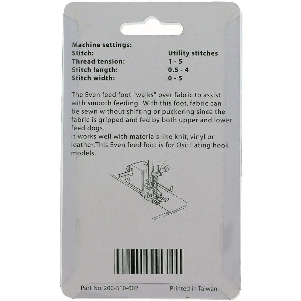 Even Feed Foot, Janome #200310002 image # 78652