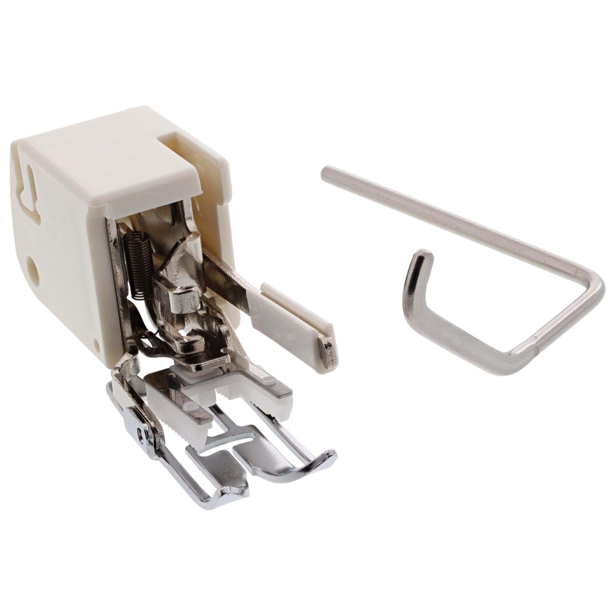 HONEYSEW Even Feed Walking Foot For Sewing Machine - 7mm Quilting Foot With Guide For Brother, Singer, Janome