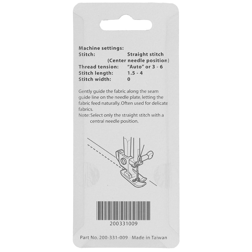 Straight Stitch Foot, Janome #200331009 image # 78140
