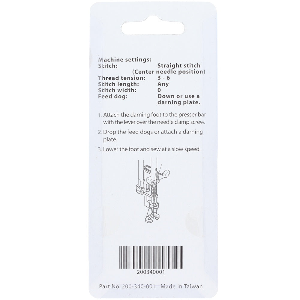 Darning Foot (Open Toe), Janome #200340001 image # 78544