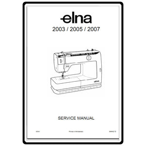 Service Manual, Elna 2005 image # 3832