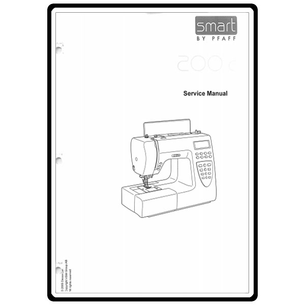 Service Manual, Pfaff 200C image # 4447