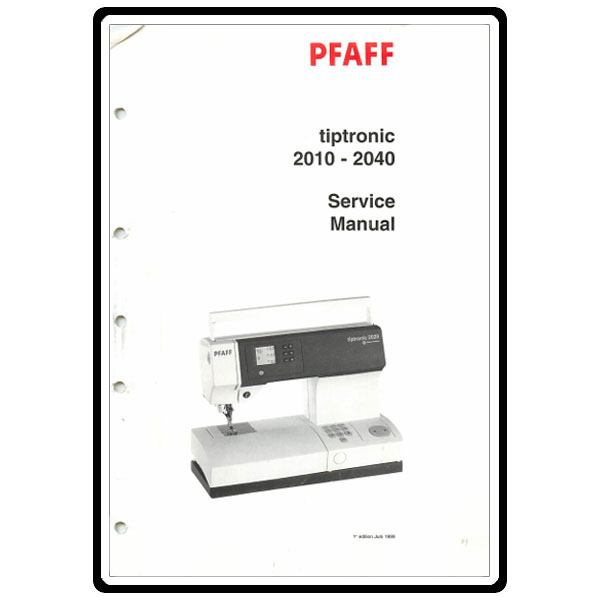 Service Manual, Pfaff 2010 image # 4451