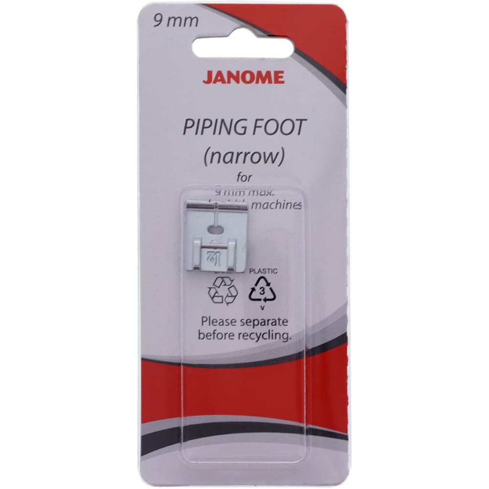 Narrow Piping Foot (9mm), Janome #202462006 image # 94156