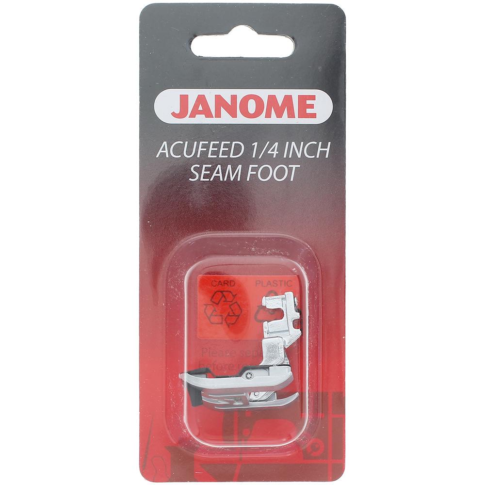 1/4" Acufeed Seam Presser Foot, Janome #202031002 image # 78230