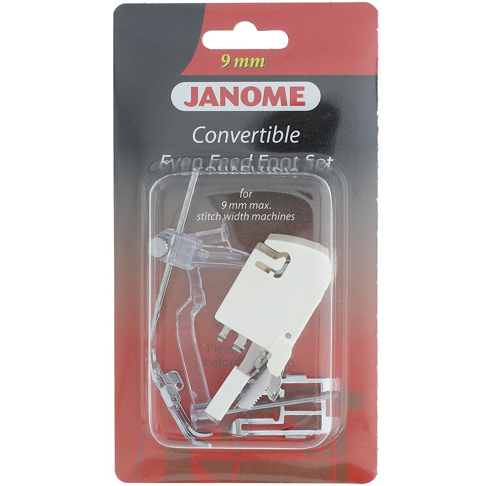 9mm Convertible Even Feed Foot Set, Janome #202133005 image # 78252