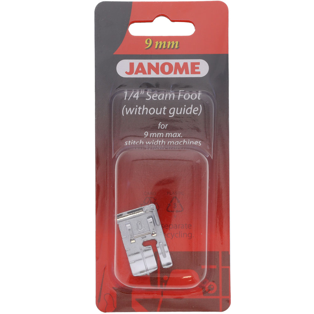 1/4in Seam Foot w/o Guide, Janome #202313001 image # 78459