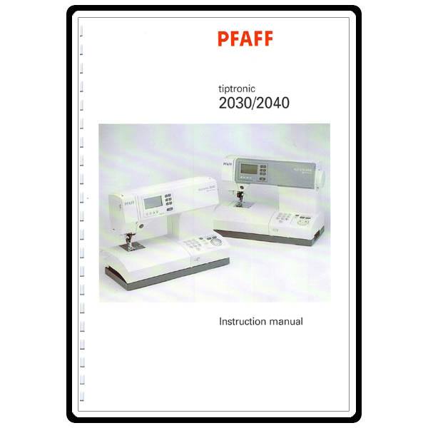 Service Manual, Pfaff 2040 image # 4455