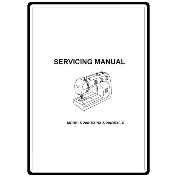 Service Manual, Janome 2049SX/LX image # 4457