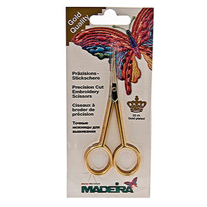 Embroidery Gold Curved Scissors (4in), Madeira image # 20878