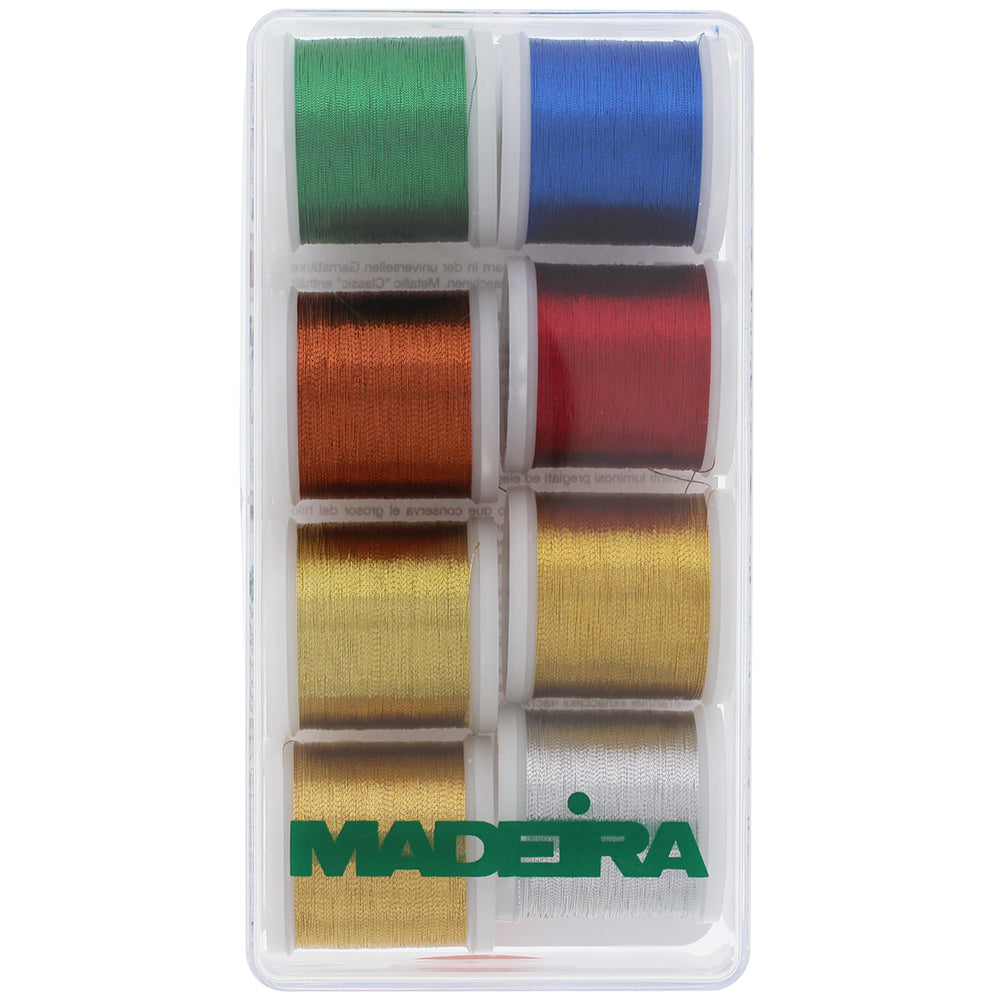 Madeira Classic Metallic 8-Spool Thread Gift Box (218yds) image # 69369