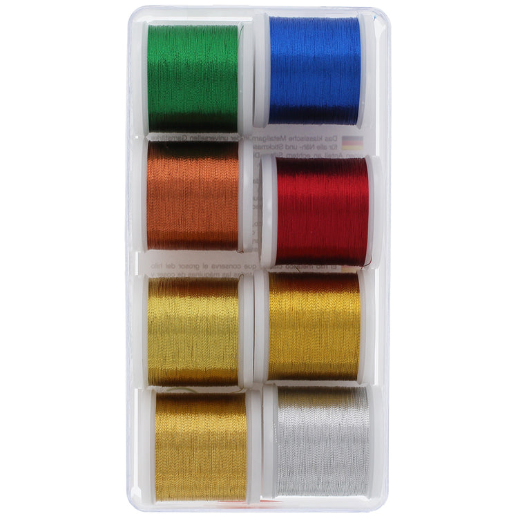 Madeira Classic Metallic 8-Spool Thread Gift Box (218yds) image # 69370