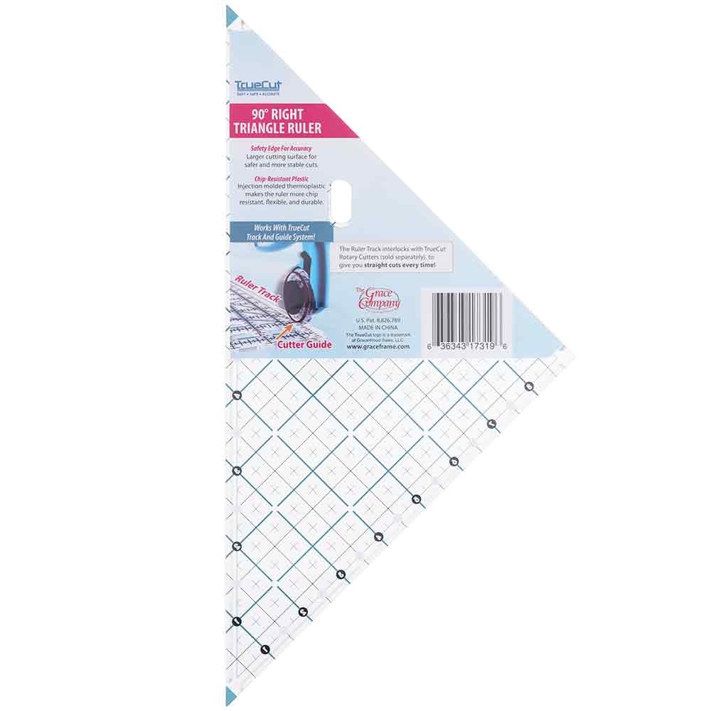 Dailygrace Ruler Grace TrueCut Guided Triangle Ruler
