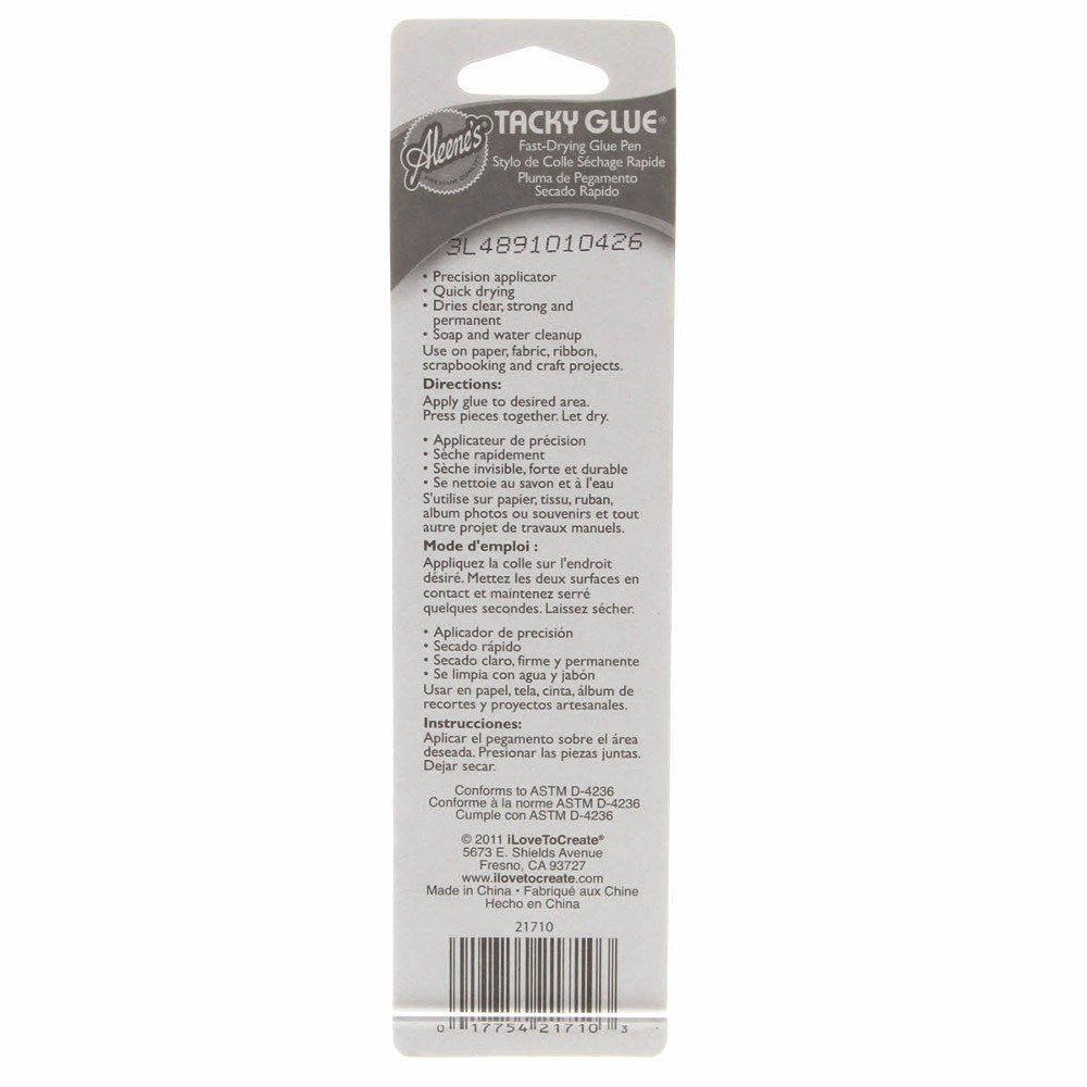 Tacky Glue Pen (.63fl oz.), Aleene's image # 42073