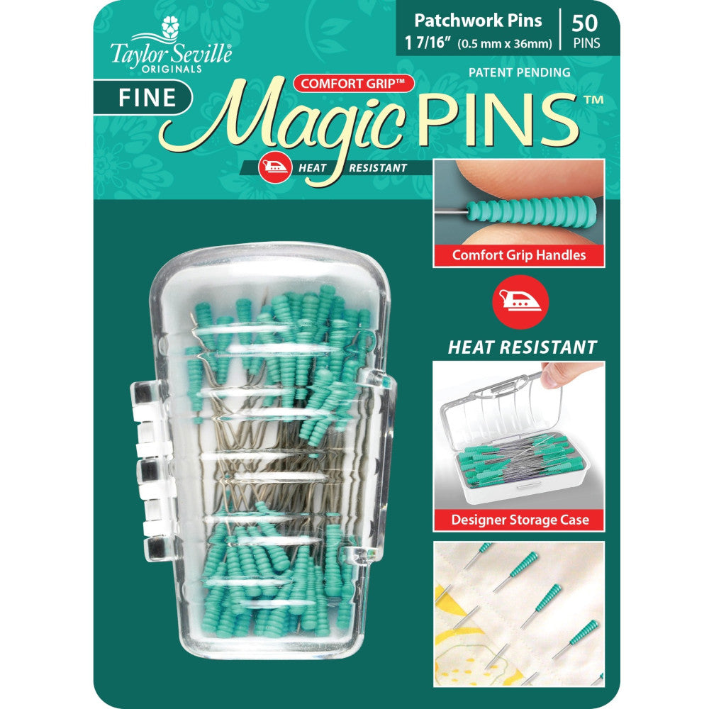 Comfort Grip Magic Pins - Fine Patchwork Pins image # 54242