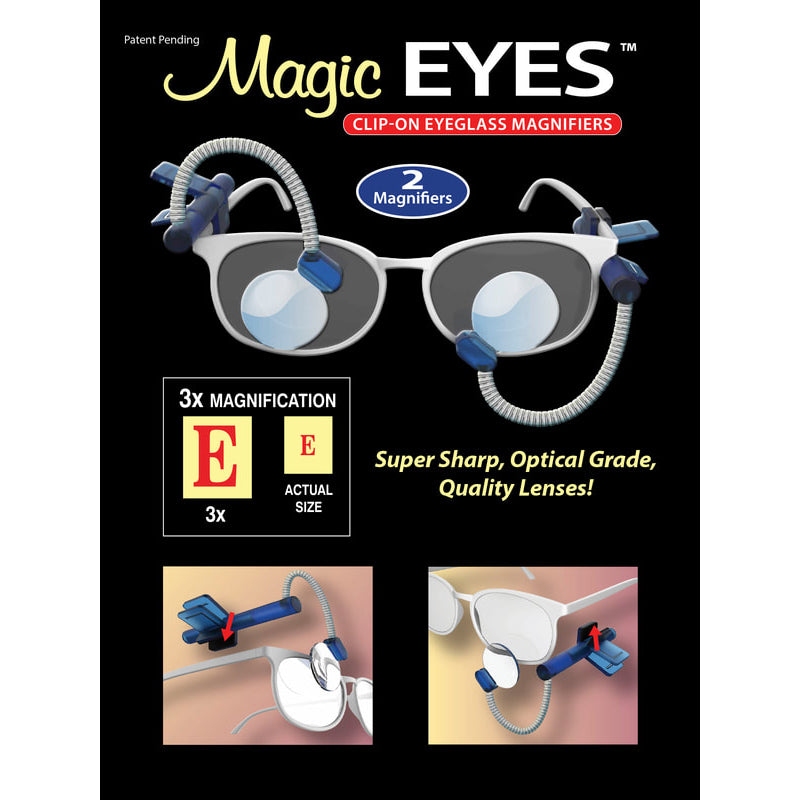 Taylor Seville, Magic Eyes Clip-on Eyeglass Magnifiers image # 65268
