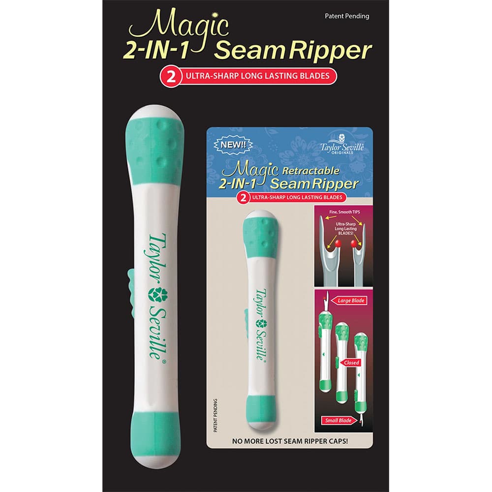 Magic 2-in-1 Retractable Seam Ripper, Taylor Seville image # 103596