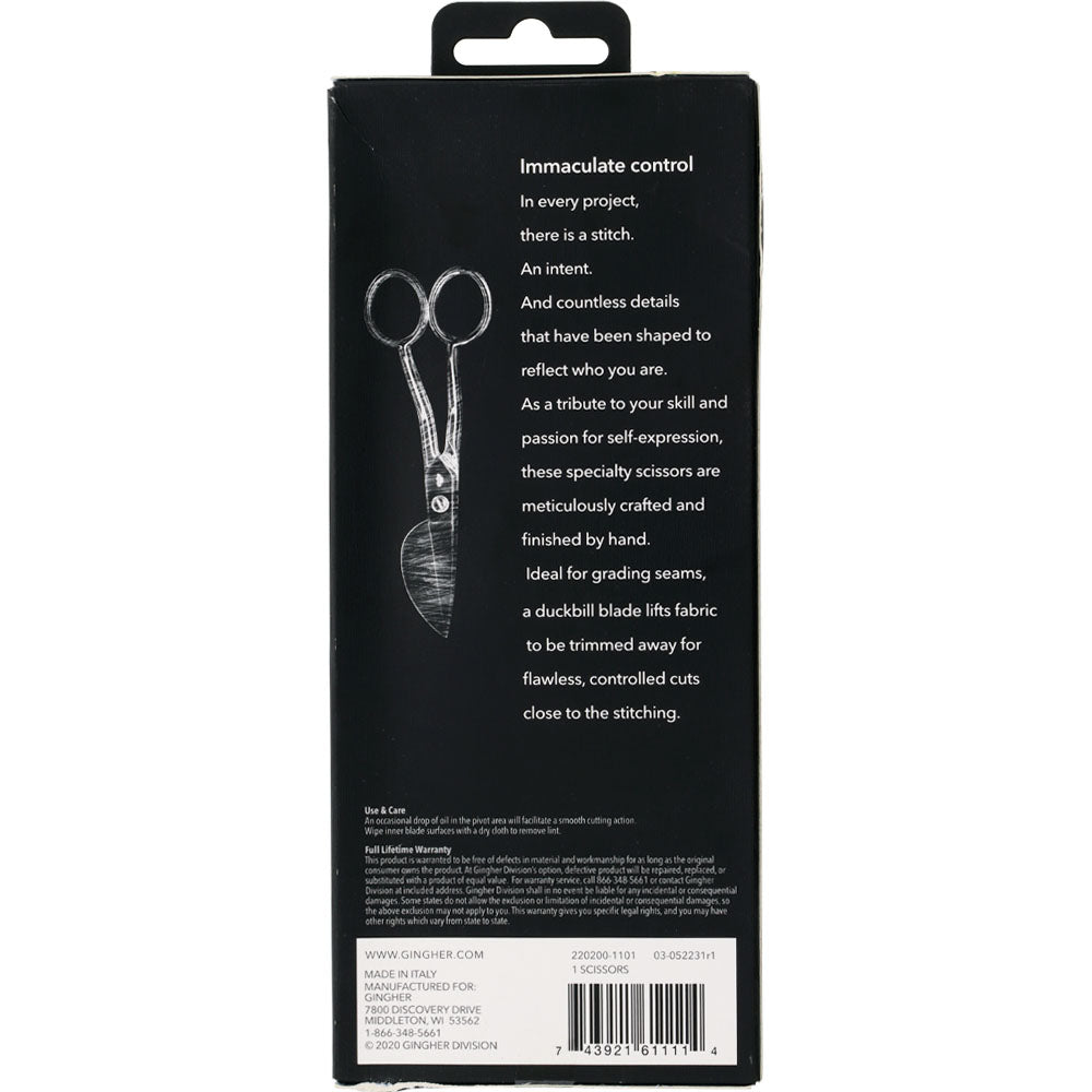 Gingher 6" Duckbill Applique Scissors image # 100481