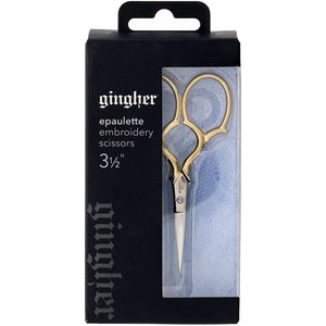 Gingher 3 1/2" Epaulette Embroidery Scissors image # 100465
