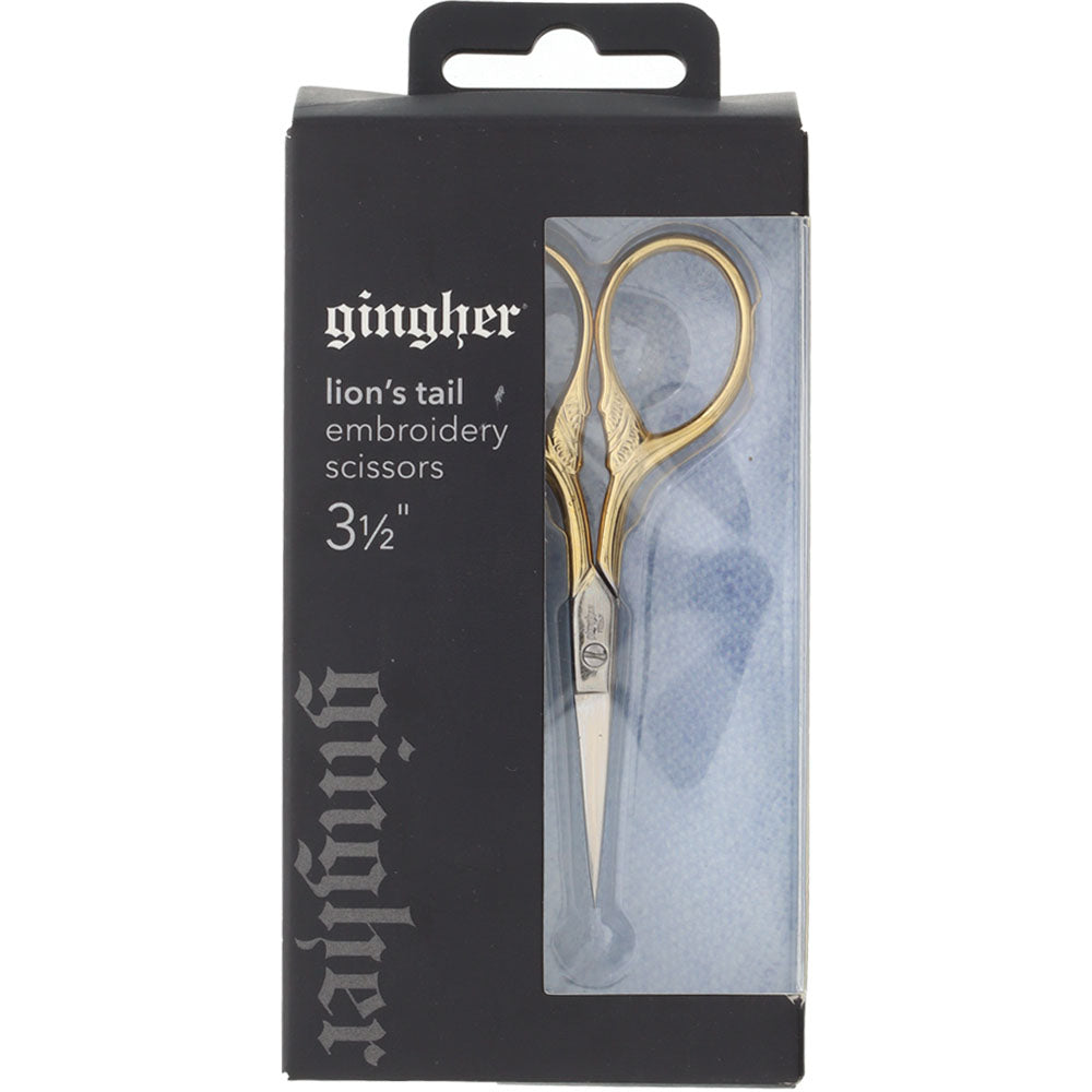 Gingher 3 1/2" Lions Tail Embroidery Scissors image # 100488