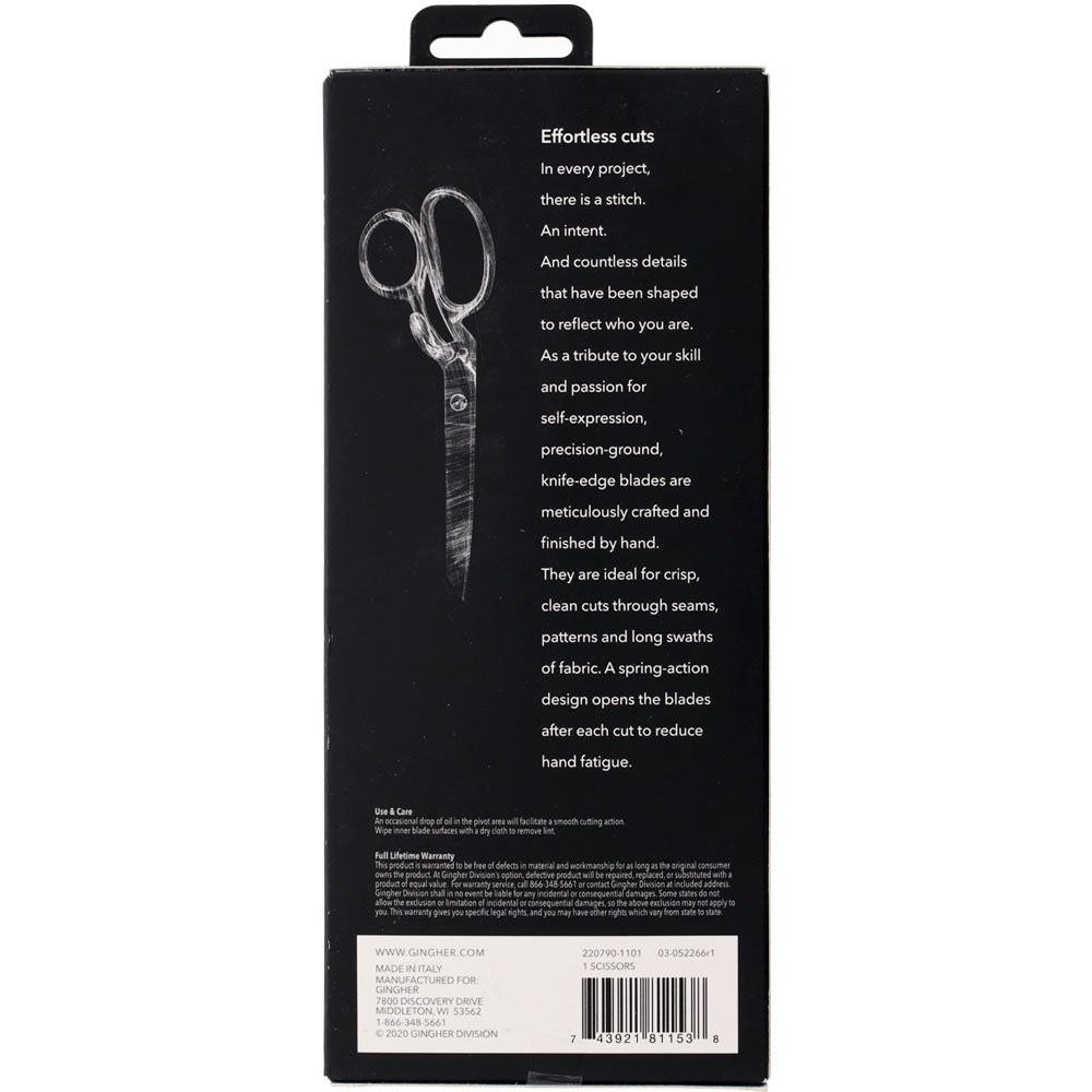 Gingher 8" Spring Action Dressmaker Shears image # 100497