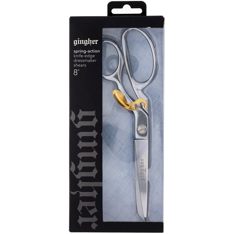 Gingher 8" Spring Action Dressmaker Shears
