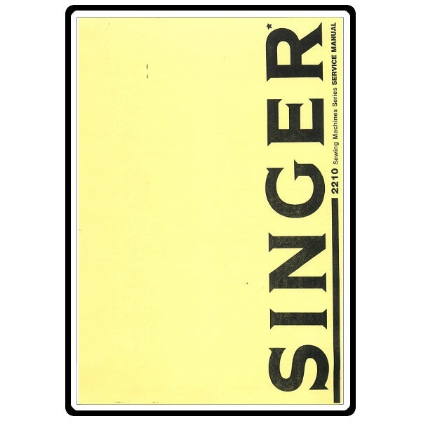 Service Manual, Singer 2210 image # 4478