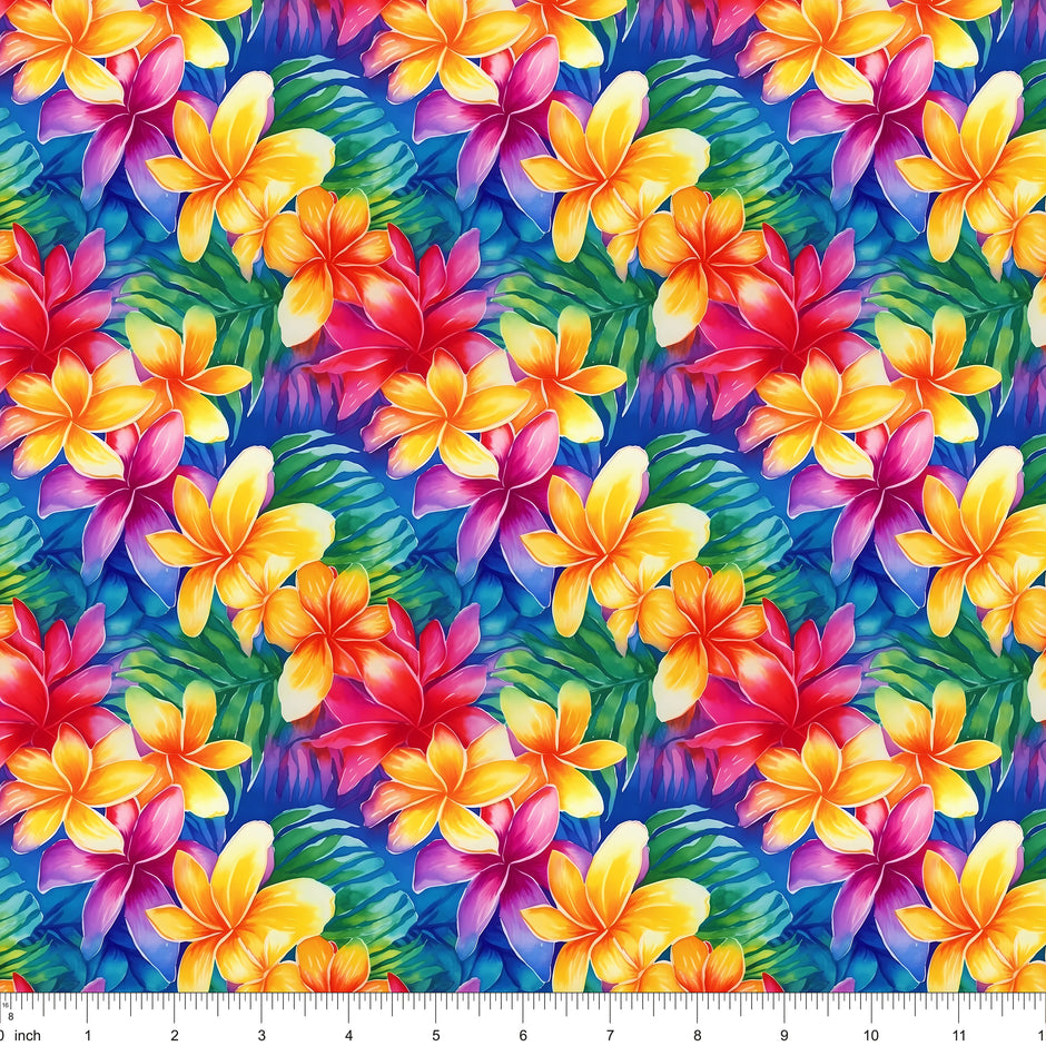 Hawaiian Tiki Luau Pattern #5 Fabric