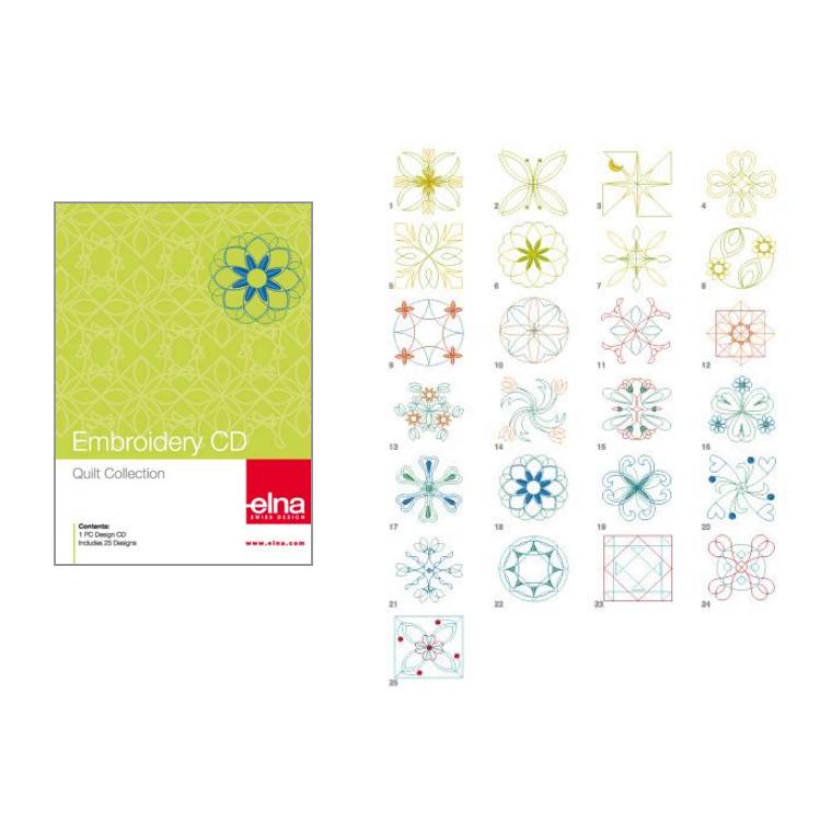 Quilt Embroidery Collection CD, Elna #253440006 image # 76114