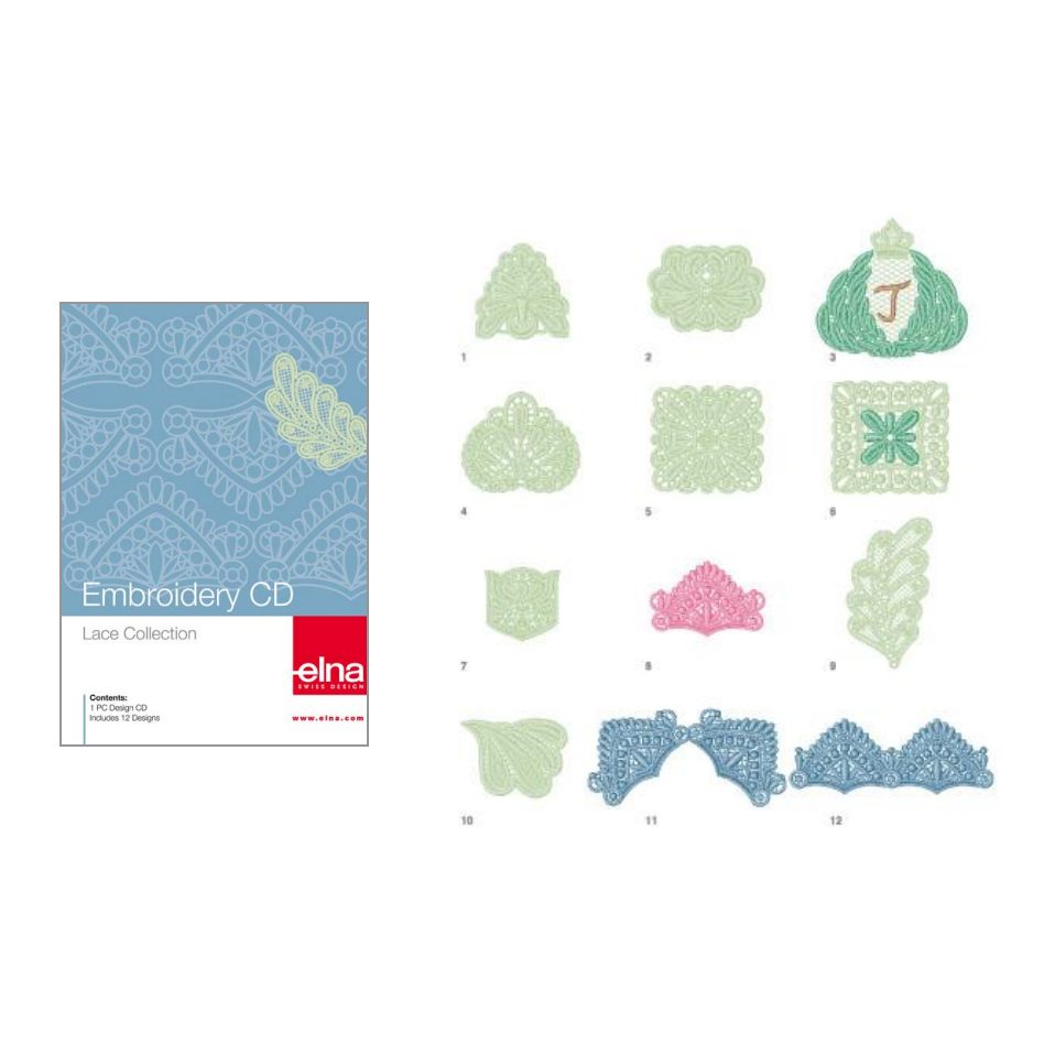 Lace Embroidery Collection CD, Elna #253445001 image # 76116