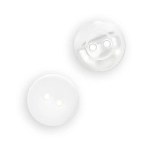 Dritz, White Pearl Blouse Buttons (20pc) - 11mm image # 106351