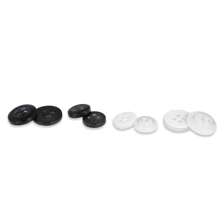 Dritz, Assorted Shirt Buttons (20pc) - 9mm & 11mm