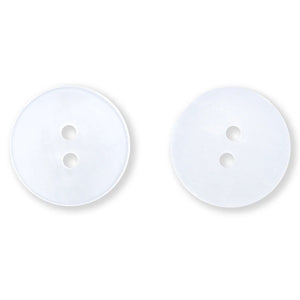 Dritz, White Pearl Waistband Buttons (15pc) - 17mm image # 106357