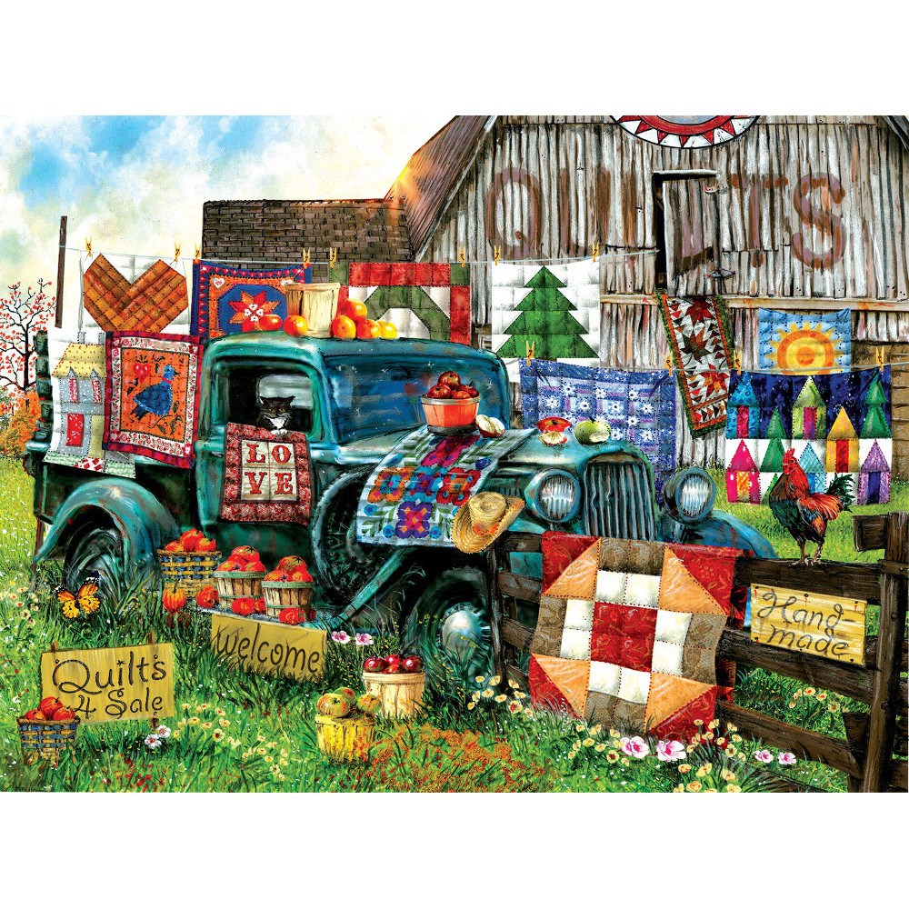 Quilts for Sale - 1000pc Jigsaw Puzzle image # 45298