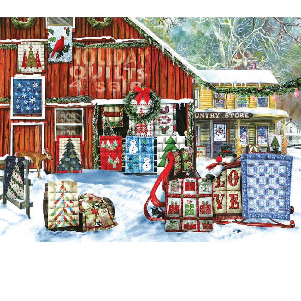 Holiday Quilts - 1000pc Jigsaw Puzzle image # 79862